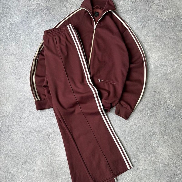 VTG Adidas Rare Burgundy 00s Tracksuit