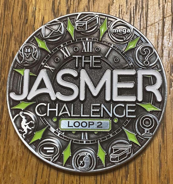 Geocoin – Club Cache Warrior – Cacher Prospect – Pièce De Collection USA