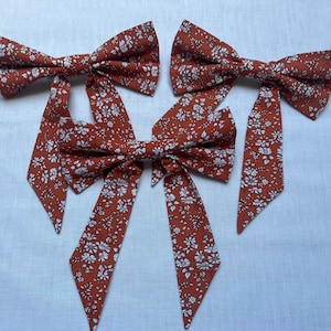 Autumnal Cotton Hair Bows