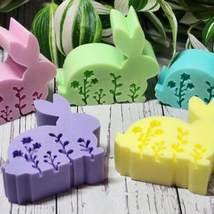 Bunny Soap: Triple Butter Rabbit Soap, Easter Gift