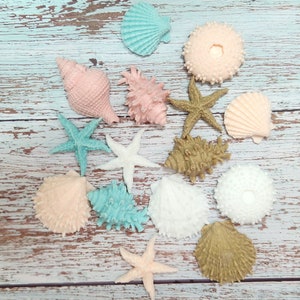 Seashell Soap Set - Triple Butter - Seashell Soap - Ocean Theme - Ocean Lover - Beach Theme Soap - Soap Gift - Party Favor