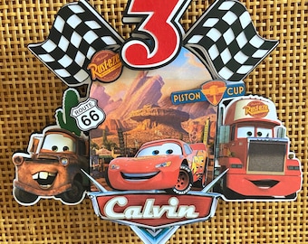 Adorno para tarta de Disney Pixar Cars