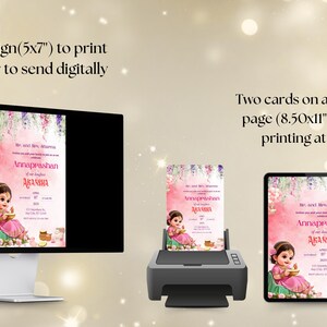 Editable Annaprashan Invitation: Rice Feeding Ceremony (Digital Download) image 4