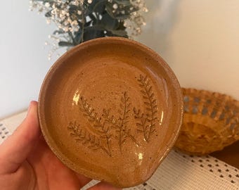 Spoon Rest | Speckled Raw Clay | Unique Kitchen Decor |