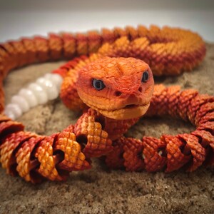 Articulated Rattle Snakes, 3D Printed