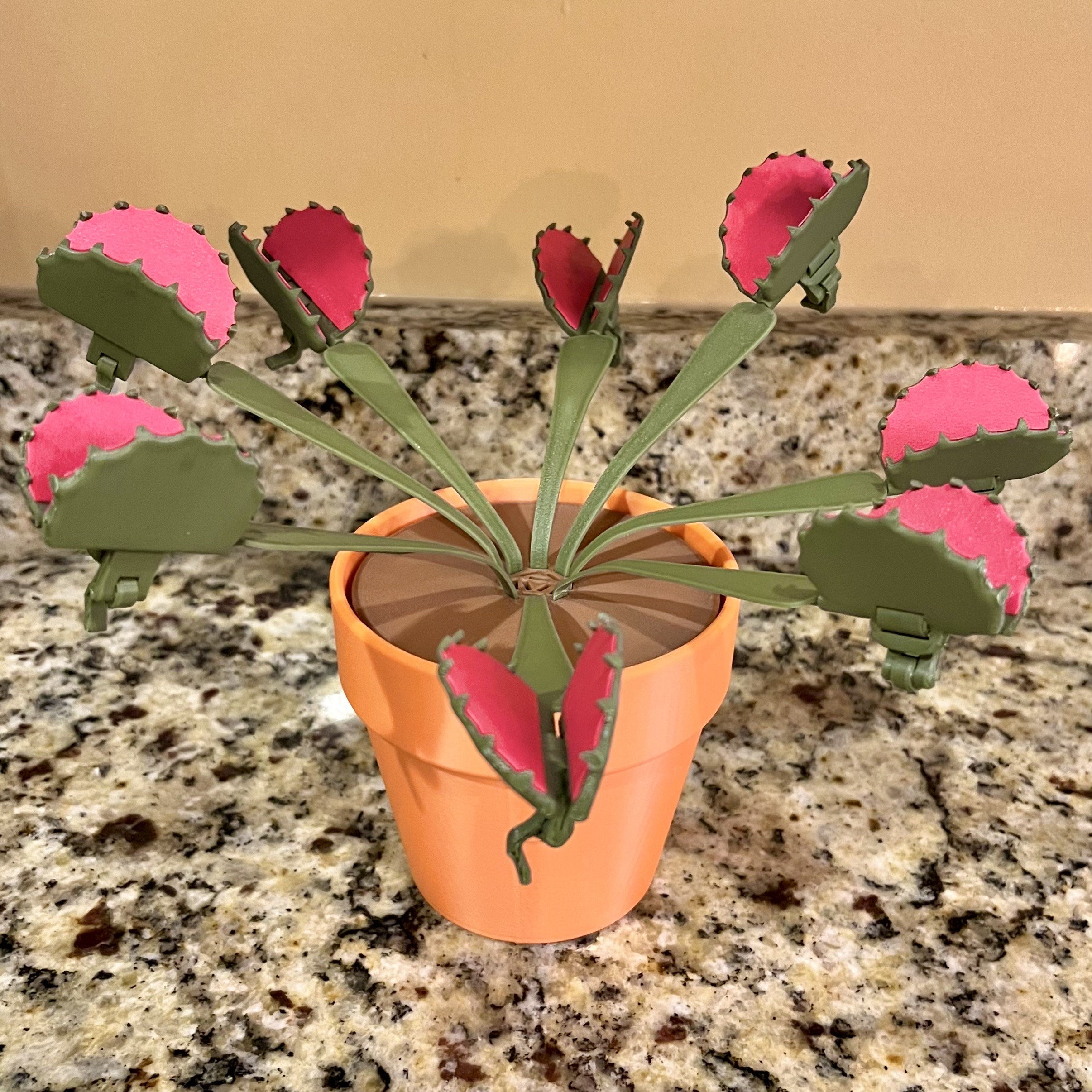 Venus Flytrap Chip Clip Plant, 3D Printed Functional Home Decor - Etsy