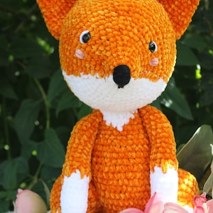 Handmade Crochet Fox