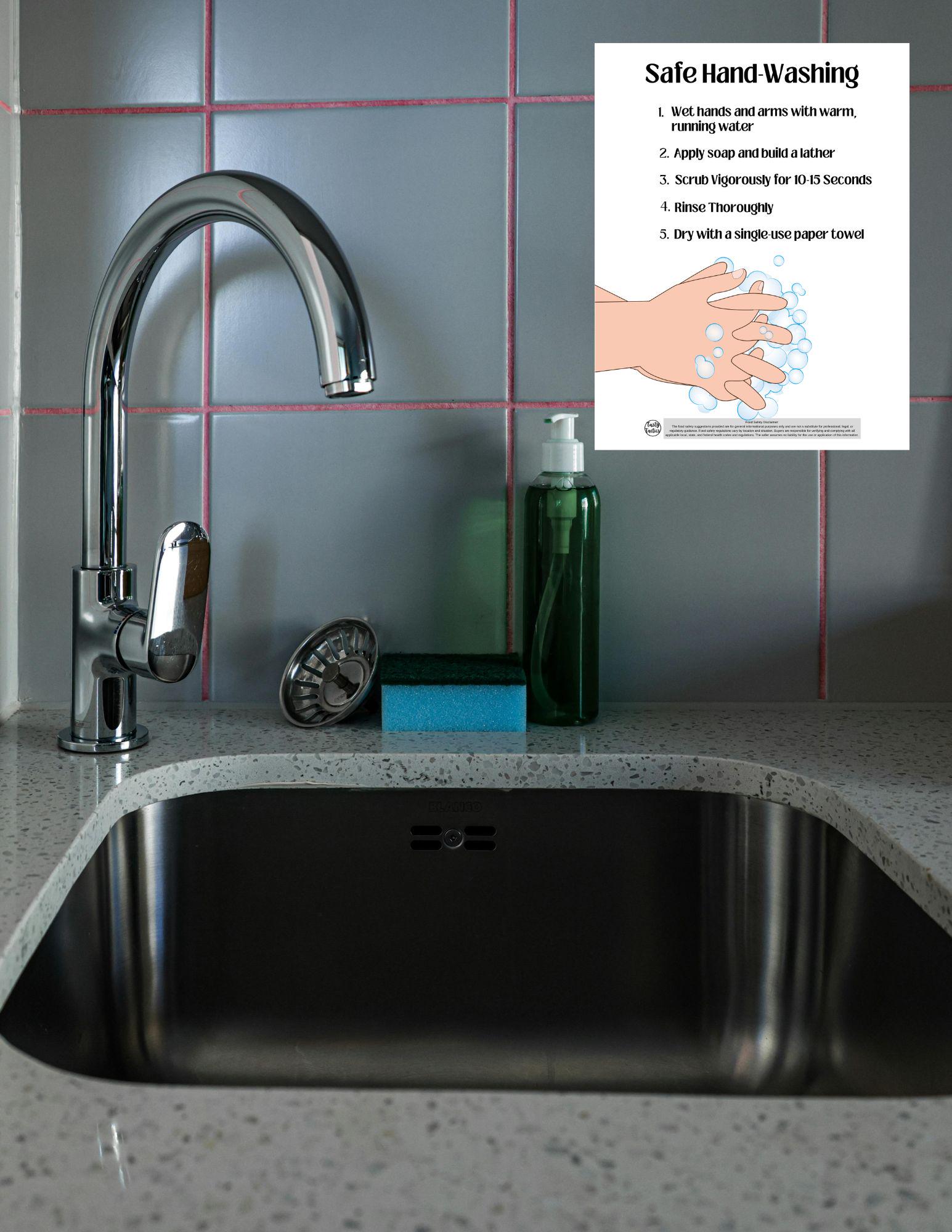 Hand Wip Sign Printable Hand Washing Sign - Etsy