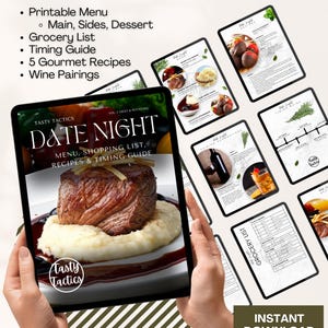 Date Night Menu Plan - Steak Night: Rezepte, Timing-Guide und Einkaufsliste!