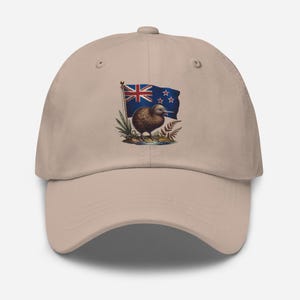 Kiwi Bird Hat Embroidered Dad Cap | Gift For Kiwi Bird Lovers | Cute New Zealand Dad Cap