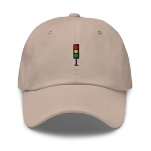 Traffic Light Dad Hat Embroidered Dad Hat Gift for Dad Traffic Signal Stop Light Gift for Mom Baseball Cap