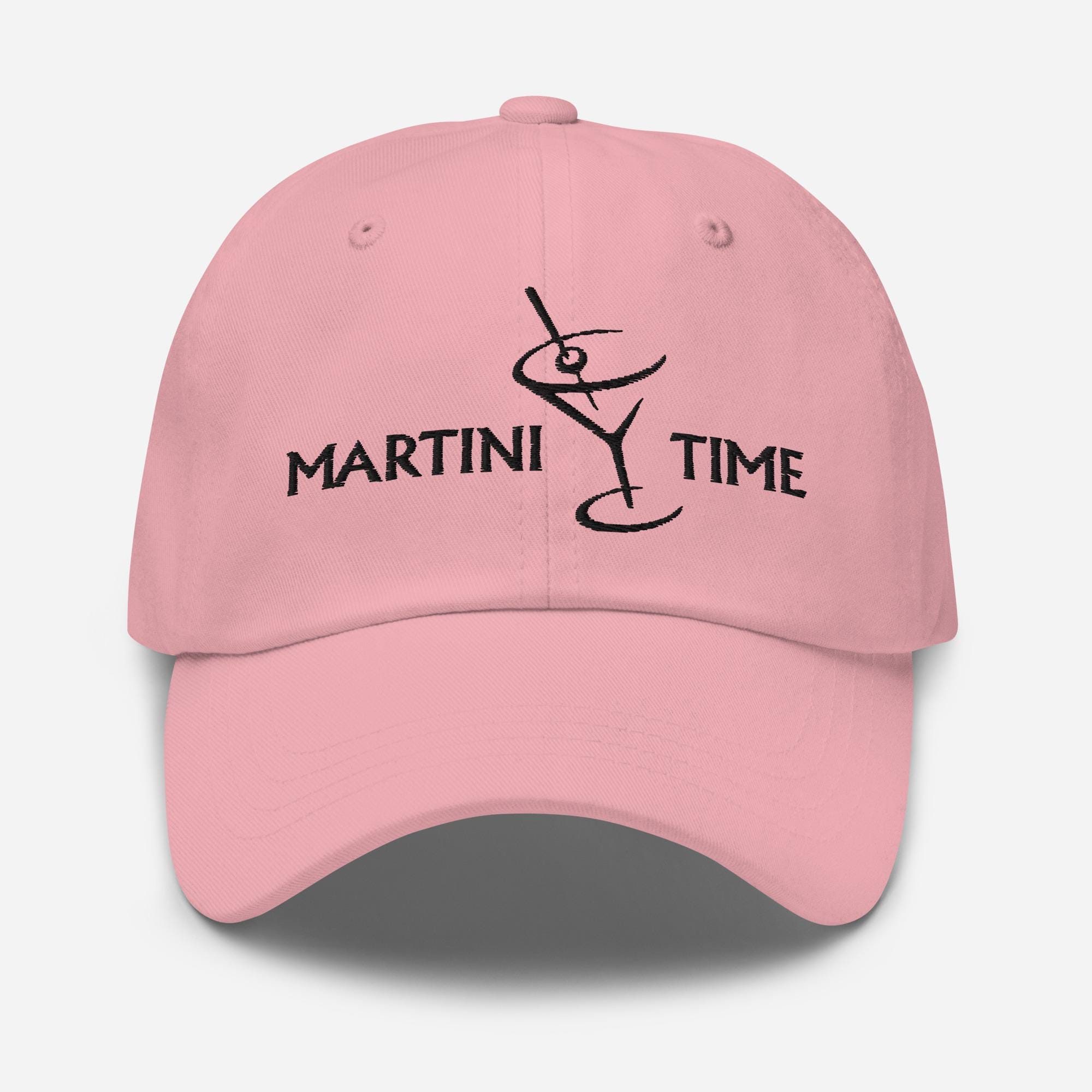 Martini Time Dad Cap – Embroidered Cocktail Baseball Hat for
