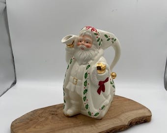 ヴィンテージ LENOX サンタ ピッチャー クリスマス食器、クリスマス