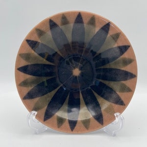 MCM Annemarie Davidson Enamel on Copper Sunburst 7.75&quot;D Dish
