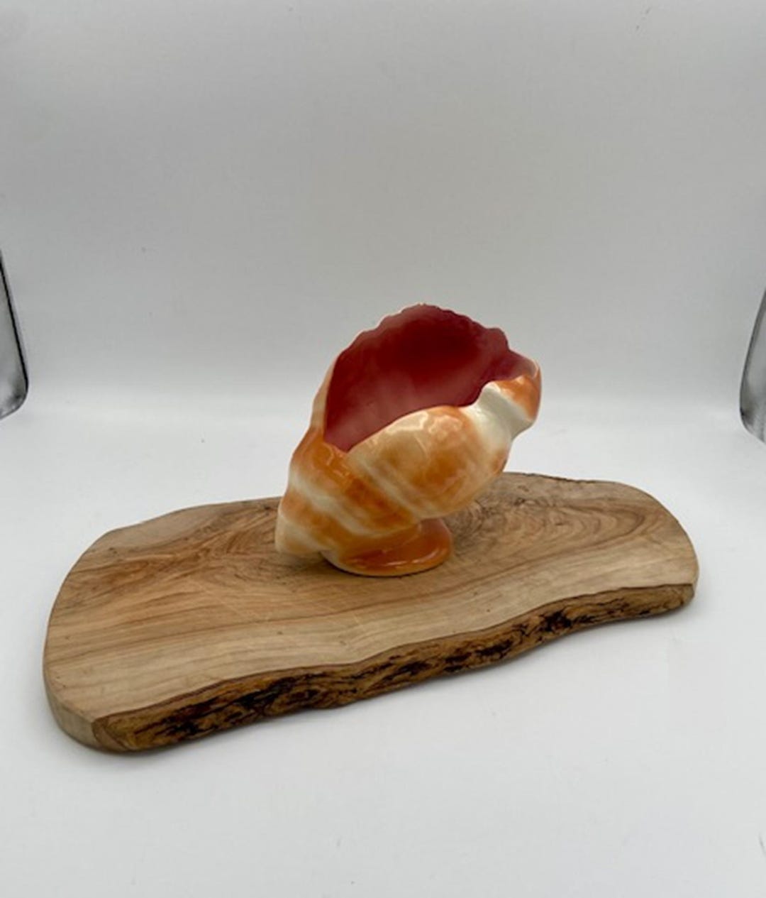 Vintage Figural Conch Shell Hand-painted Porcelain 5