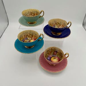 AYNSLEY ORCHARD GOLD 4点セット Aynsley Orchard Gold Coffee Set, Pattern # C746 | Cynthia