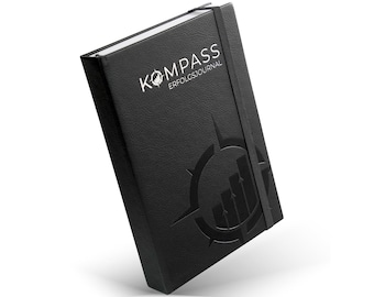 COMPASS success journal | Planner for goals, to-do's, self-reflection & focus | Diary, notebook, organizer in DIN A5 format