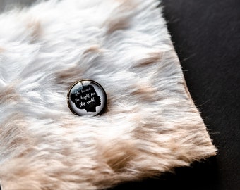 Wuthering Heights Pin: Booktok Bronte Lapel Pin