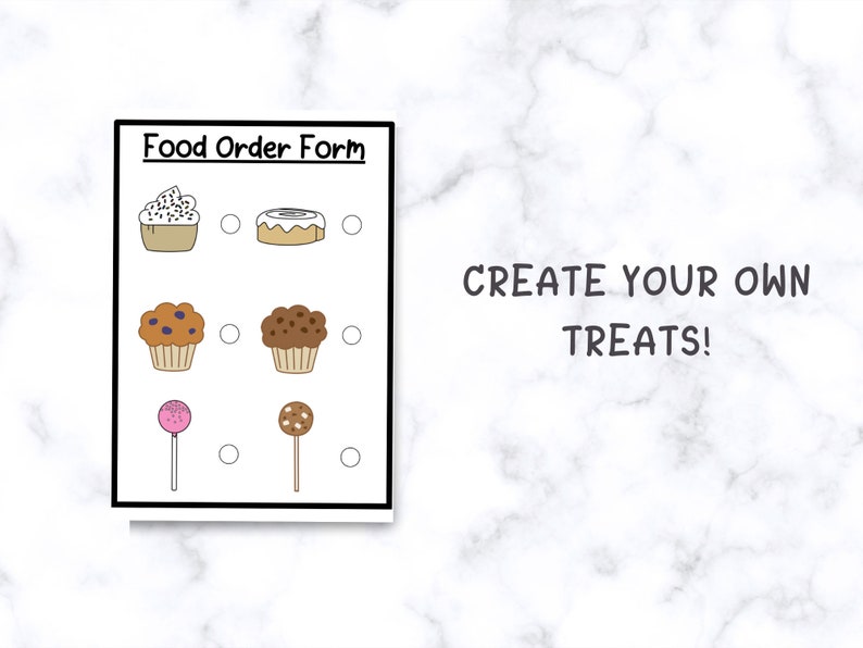 Pretend Play Printables, Coffee Shop Printables, Digital Download - Etsy