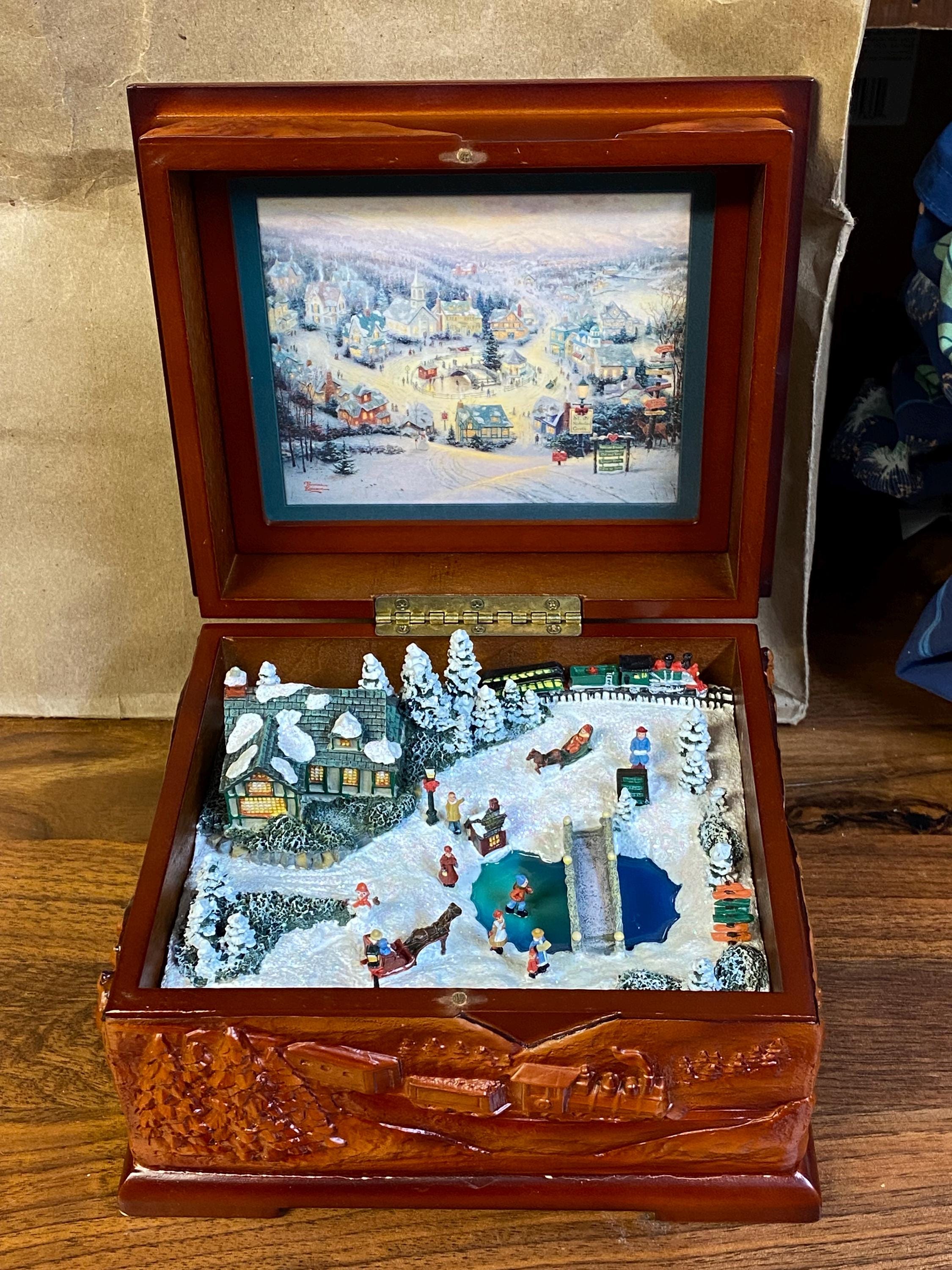 トーマスキンケイドスタジオ キャンディ通りサンタ オルゴール