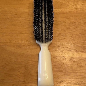 Vintage STANLEY Black Bristle Ivory Brush 8”
