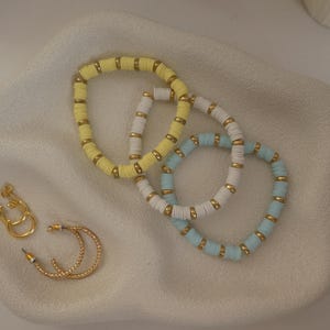 Ke’e Beach Bracelet Set, Summer Beachy Bracelets, Surf Bracelets, Beachy Jewelry, Summer Beaded Bracelet, Handmade Beachy Bracelet