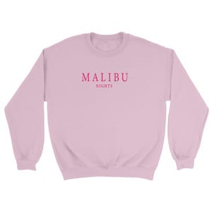 Malibu Sweatshirt, Beach Sweater, Beach Pullover | Gildan® 18000