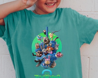 Disney Zootopia 2 Shirt, Comfort Colors, Zootopia Characters Shirt,Judy Hopps Nick Wilde Gary De'Snake Shirt, Disneyland Zootopia Tee 193863