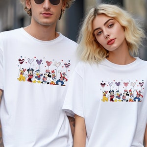 Disney Fourth Of July Shirt, Mickey And Friends 4th Of July Shirt,4th Of July Matching Shirt, Disney Patriotic  Independence Shirt 191397