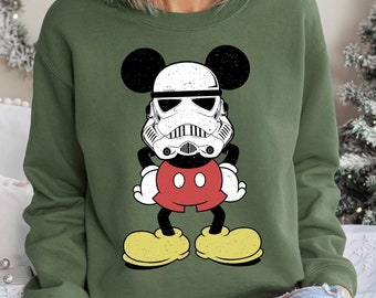 Star Wars  Sweatshirt, Cozy Star Wars Sweatshirt,Star Wars Character Sweatshirt, Star Wars Family Sweatshirt, Disney Winter SweatTee 191288
