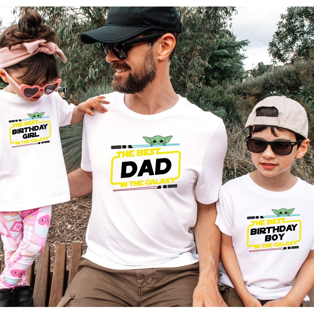 Star Wars Birthday Boy And Girl Shirt,Star Wars Family Birthday Party Shirt,Comfort Colors Shirt,Disney Star Wars Family Matching Tee 191398 Trendteewear