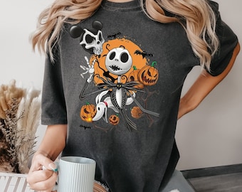 Nightmare Before Christmas Shirt,Comfort Colors,Jacks Halloween Shirt,Oogie Boogie Shirt,Jack Skeleton Shirt,Jack Halloween Party Tee 191703