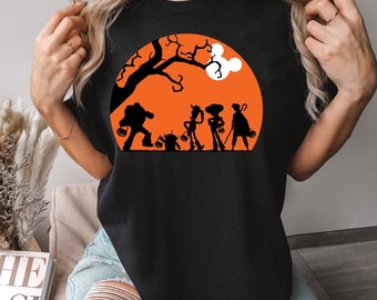 Toy Story Halloween Shirt,Comfort Colors, Disney Family Halloween Shirt,Woody Buzz Jessie Halloween Shirt, Halloween Family Shirt,1627