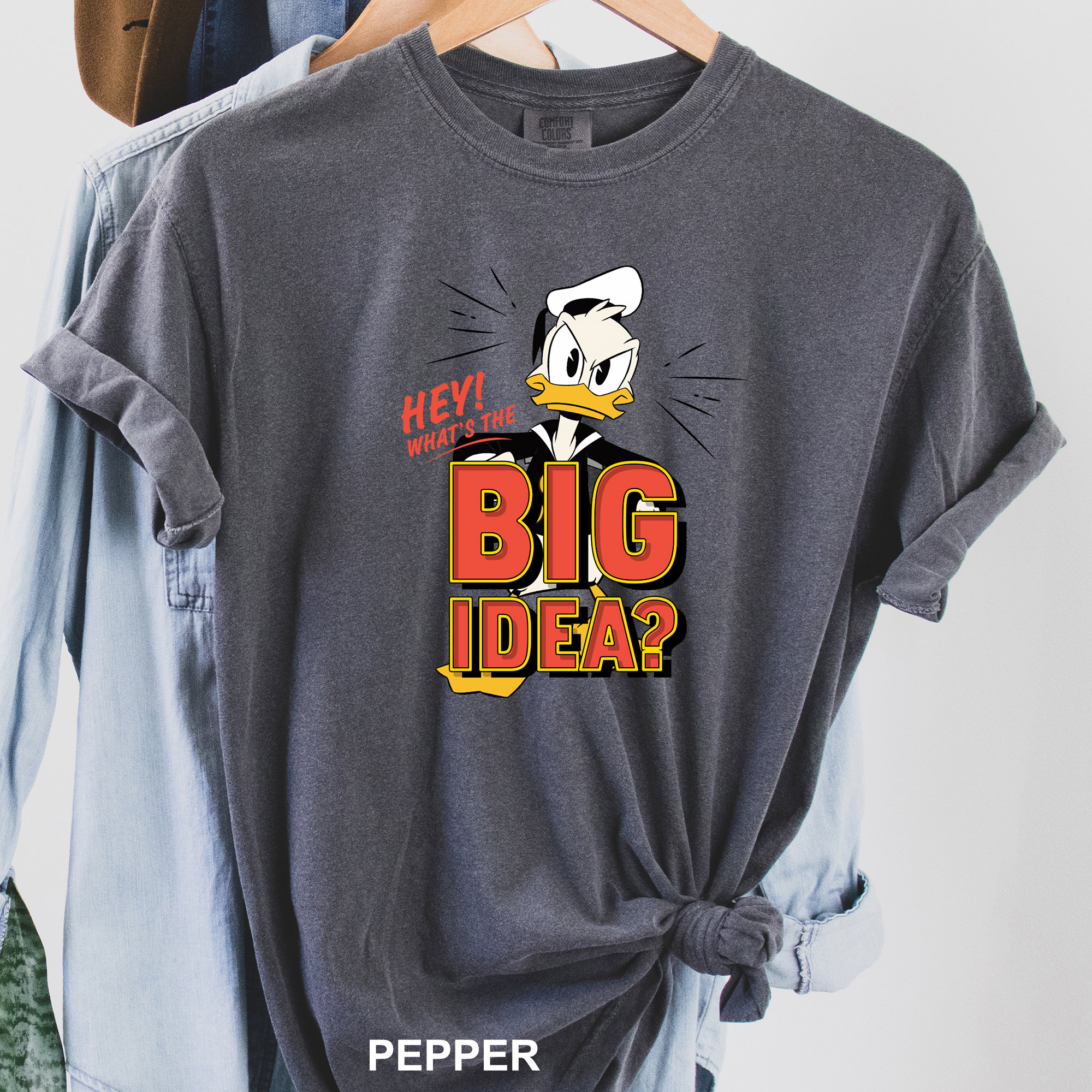 Donald Duck Shirt, Comfort Colors Shirt, Hey What's the Big Idea ?tee,  Disney Donald Shirt, Family Disney Trip Shirt, Kids Disney Shirt 915 - Etsy