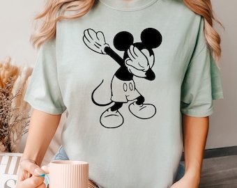 Disney Rock And Roll Shirt, Dabbing Mickey Shirt, Mickey Ears, Disney Trip Shirt,Disneyland Shirt,Kids Disney Shirt, Funny Disney tee,191122