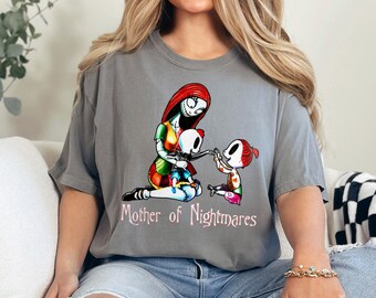 Mother of Nightmares Shirt, Father of Nightmares Shirt, Comfort Colors, Nightmare Before Christmas Tee, Jack Skellington Shirt