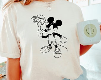 Mickey Basketball Shirt, Disney Basketball Shirt, Mickey Basketball Shirt For Boy, Disney Family Trip Shirt, Mickey Basketball  Party Shirt,