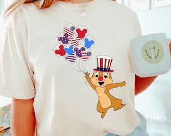 4th Of July Chip And Dale Shirt, Disney Fourth Of July Matching Shirt,Disney Matching 4th Of July Shirt, Chip And Dale Independence 191420