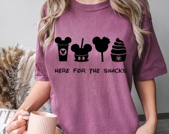 Disney Snacks Shirt, Disney Trip Snacks Shirt, Disney Here For The Snacks Shirt,Disney Food Lover Shirt, Disney Epcot Shirt,Epcot Snack 1077