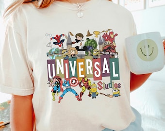 Camiseta de Universal Studios, Comfort Colors, Camiseta de Universal Studios, Camiseta para viaje a Disney, Camiseta de Disneyworld, Camiseta para viaje familiar a Universal 192934
