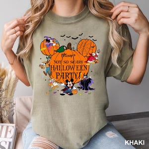Mickey&#39;S Not So Scary Halloween Party Shirt, Comfort Colors Shirt, Mickey Halloween Shirt, Disney Halloween Shirt, 191667
