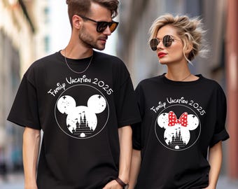 Matching Disney Family Vacation 2025 Shirt, Comfort Colors Shirt, Disney Family Shirt, Disney Vacation Shirt, Disneyworld Trip tee 192513