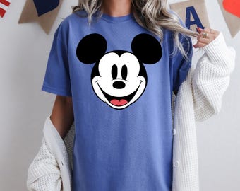 Vintage Disney Mickey Mouse Shirt, Comfort Colors Disney Shirt, Disney Family Shirt, Disney Trip Shirt, Disney Vacation tee, 191760