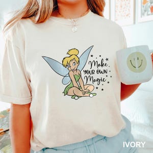 Disney Tinkerbell Shirt, Comfort Colors Shirt, Disney Princess Tinkerbell Shirt, Make Your Own Magic Shirt, Magic Kingdom Shirt 192504