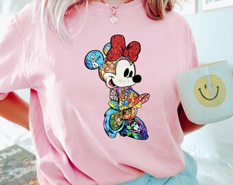 Disney Couples Mickey And Minnie Mouse Classic Shirt, Comfort Colors Shirt, Mickey And Minnie Matching Shirt, Disney Trip Couple Tee 192564