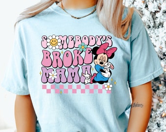 Camiseta "Somebody's Broke Mama", Camiseta "Minnie Mom", Camiseta "Disney Mama", Camiseta "Disney Trip", Camiseta "Disney Mother's Day", Camiseta "Disney Mom Gift Tee" 191050