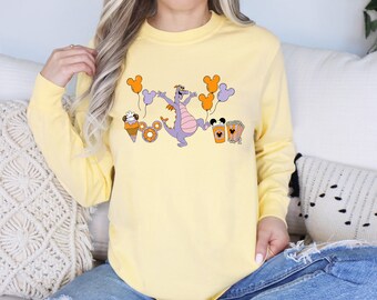 Disney Epcot Figment Shirt, Comfort Color, Disney Purple Dragon Snack Shirt, Disney Family Shirts