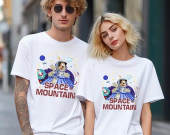 Vintage Space Mountain Shirt, Magic Kingdom Space Mountain shirt, Comfort Colors, Disney World Shirt, Disneyland Shirt, WDW Shirt 192056