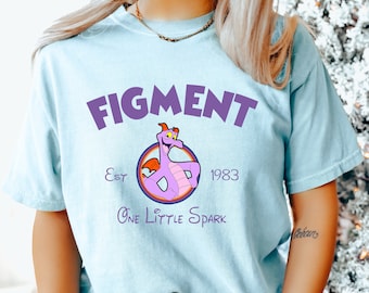 Epcot Dragon Shirt,Epcot Figment Shirt, Disney Shirt, Comfort Color Shirt, Disney Family Trip Shirt,One Little Spark Shirt,Epcot 1983 976