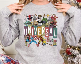 Universal Studios Sweatshirt, Universal Studios Hoodie, Disney Trip Hoodie, Disneyworld Sweatshirt, Family Universal Trip Crewneck 192934
